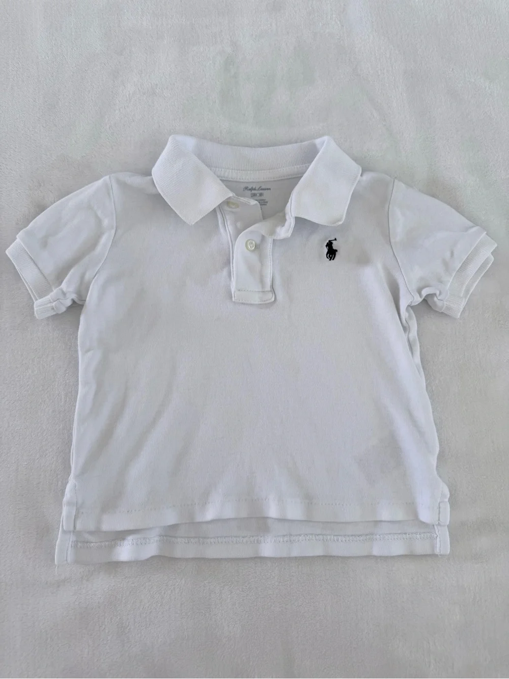 Infant Ralph Lauren White Polo (size 18M)